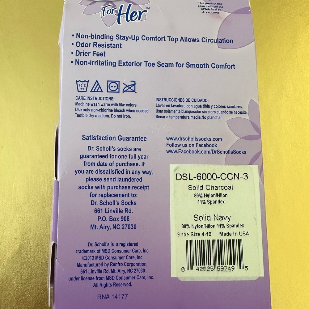 2 sets of Dr. Scholl’s Trouser Socks and George Knee High Boot Socks - Picture 3 of 6